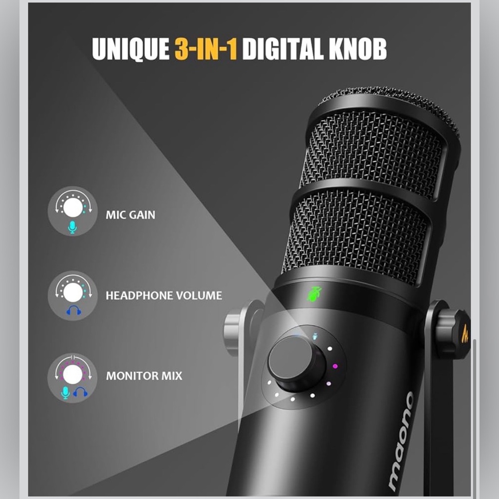 MAONO Dynamic Microphone - Picture 5 of 11